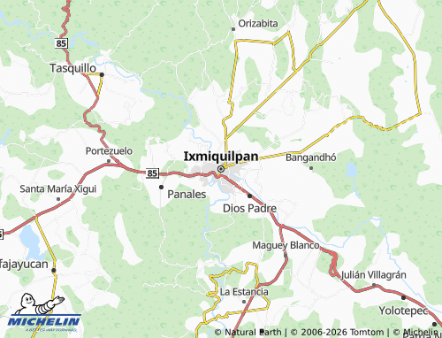 Mapa MICHELIN Ixmiquilpan - ViaMichelin