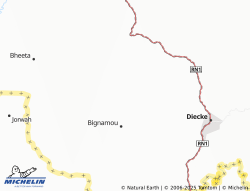 MICHELIN Naoe map - ViaMichelin