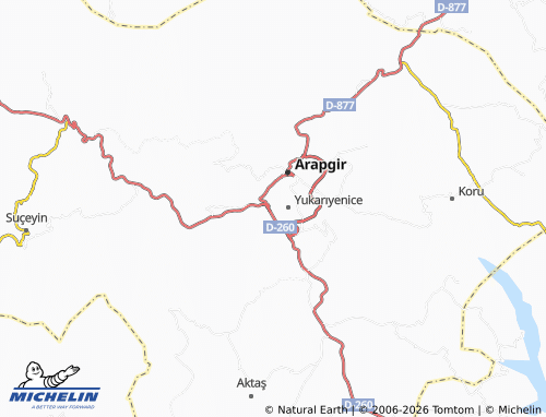 MICHELIN Hezenek map - ViaMichelin