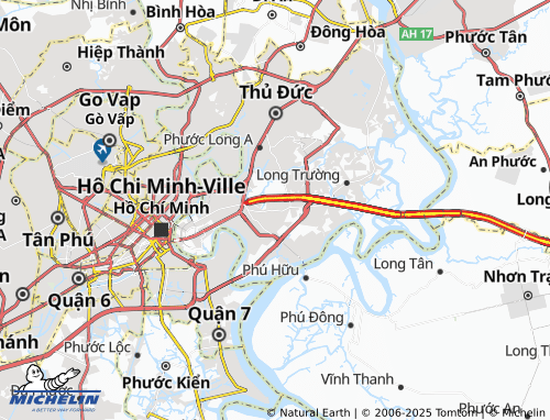 MICHELIN Bình Trưng Đông map - ViaMichelin