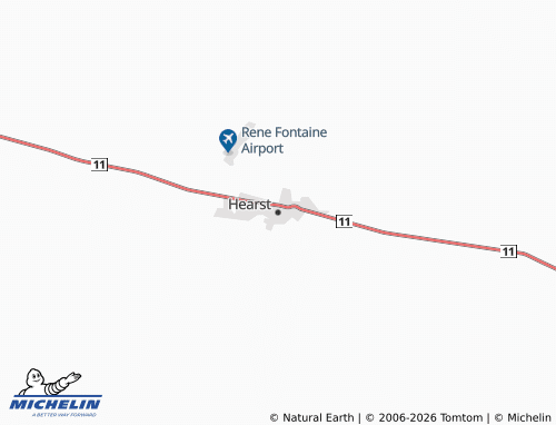 Mapa MICHELIN Hearst - ViaMichelin