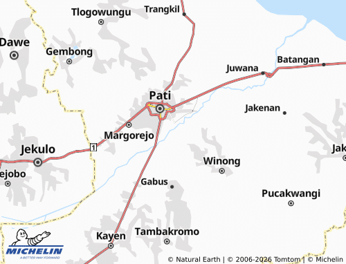 MICHELIN Banjarsari map - ViaMichelin