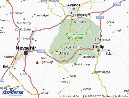 MICHELIN-Landkarte Aydınlı-Orta - ViaMichelin