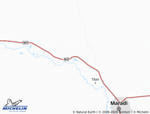 MICHELIN-Landkarte Gidan Daoudou - ViaMichelin