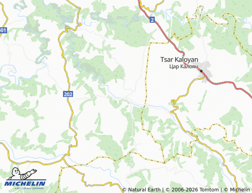 MICHELIN Svalenik map - ViaMichelin