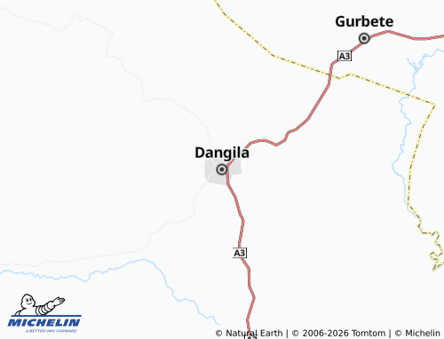Carte MICHELIN Dangila - ViaMichelin