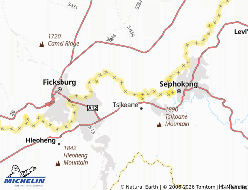 Mappa MICHELIN Kholokoe - ViaMichelin