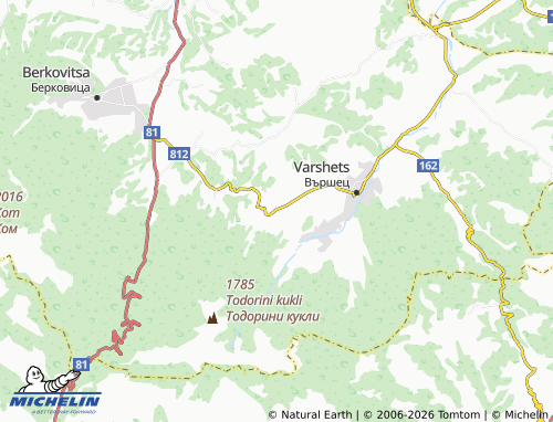 Mappa MICHELIN Spanchevtsi - ViaMichelin