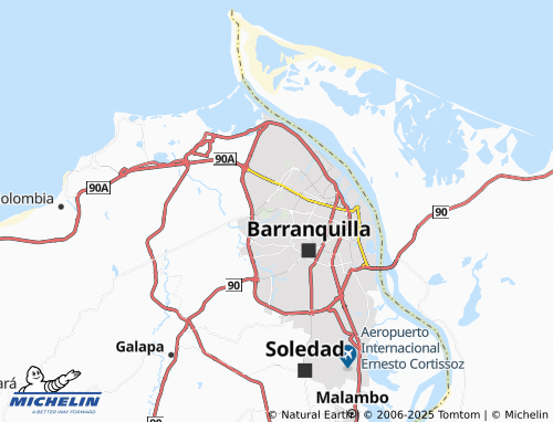 MICHELIN La Florida map - ViaMichelin