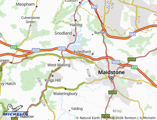 MICHELIN Ditton map - ViaMichelin