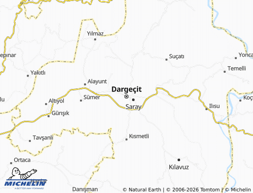 Mappa MICHELIN Dargeçit - ViaMichelin