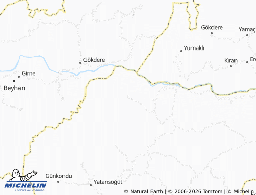 MICHELIN Doğanlı map - ViaMichelin