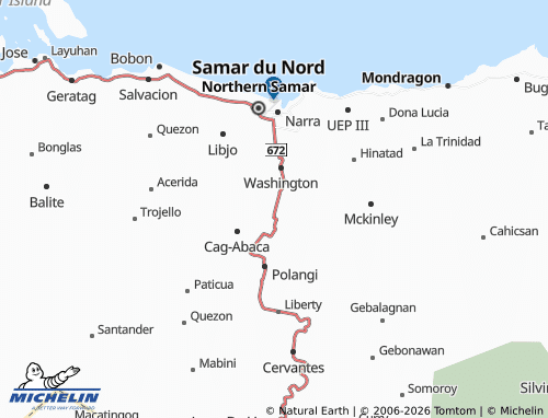 MICHELIN Aguinaldo map - ViaMichelin