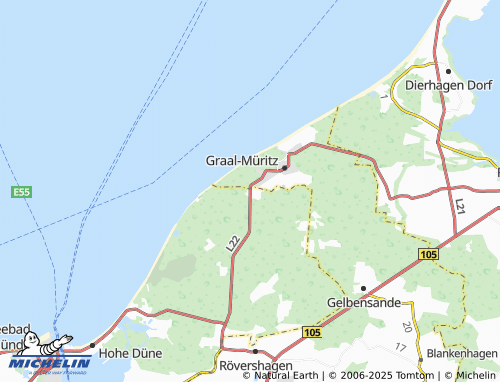 MICHELIN Torfbrücke map - ViaMichelin