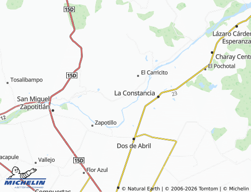Mapa MICHELIN El Ranchito - ViaMichelin