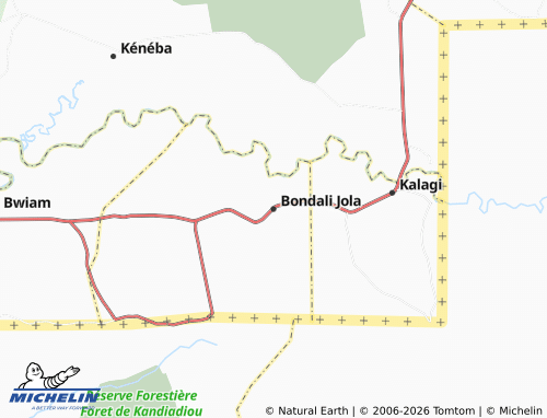 Mappa MICHELIN Bondali Jola - ViaMichelin