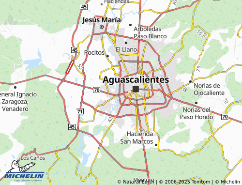 MICHELIN Residencial del Valle I map - ViaMichelin