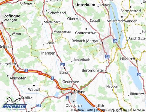 Mappa MICHELIN Etzelwil - ViaMichelin