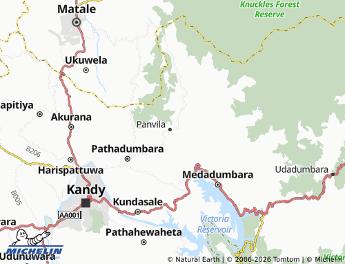 Mapa MICHELIN Dunuhappawa - ViaMichelin
