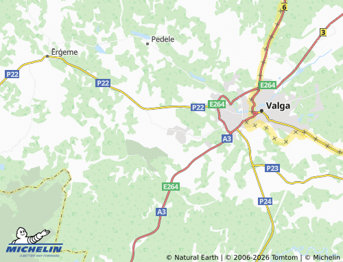Mapa MICHELIN Lugaži - ViaMichelin