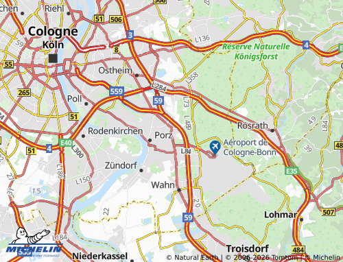 MICHELIN Eil map - ViaMichelin