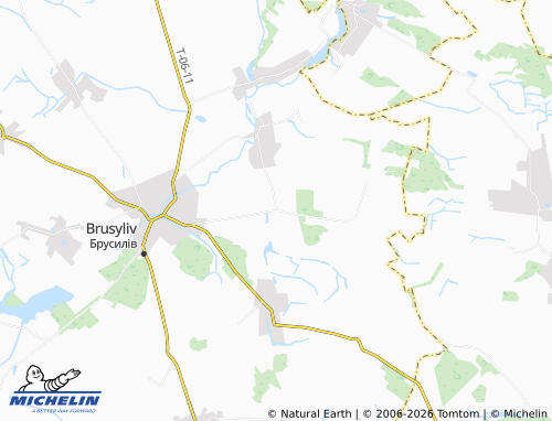 Mapa MICHELIN Dibrivka - ViaMichelin