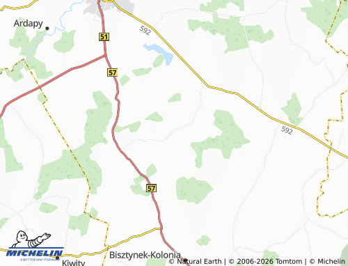 MICHELIN Kosy map - ViaMichelin