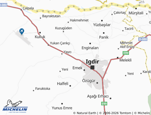 MICHELIN Ali Kamerli map - ViaMichelin