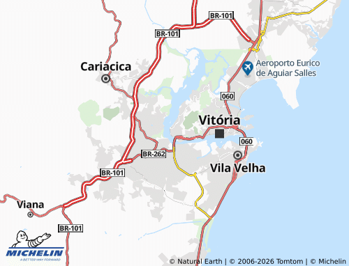 MICHELIN Morro Algoano map - ViaMichelin