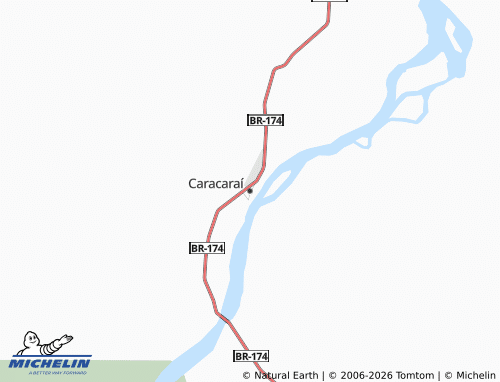 Mappa MICHELIN Caracaraí - ViaMichelin