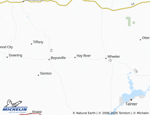 Mappa MICHELIN Hay River - ViaMichelin