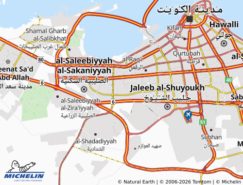 Mappa MICHELIN al-Firdaws - ViaMichelin