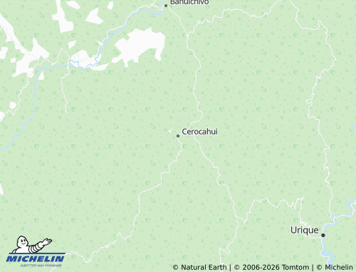 Mappa MICHELIN Cerocahui - ViaMichelin