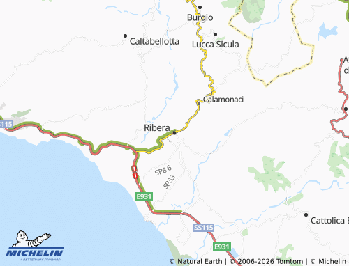 Mapa MICHELIN Ribera - ViaMichelin