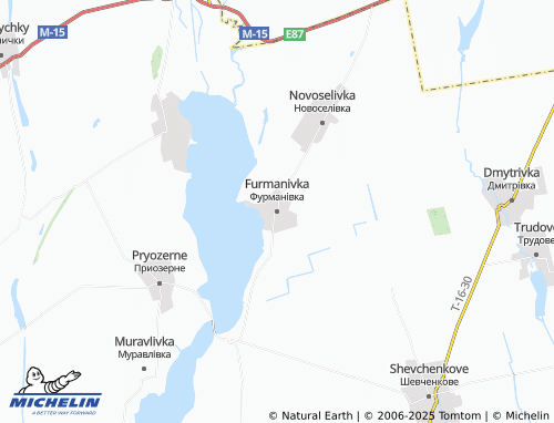 MICHELIN Furmanivka map - ViaMichelin