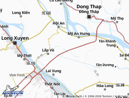 Mapa MICHELIN Bình Thạnh Trung - ViaMichelin