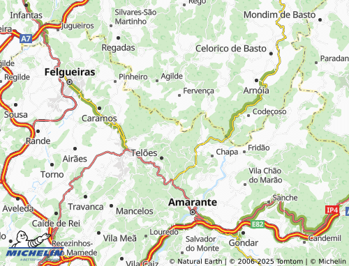 Mapa MICHELIN Formariz - ViaMichelin
