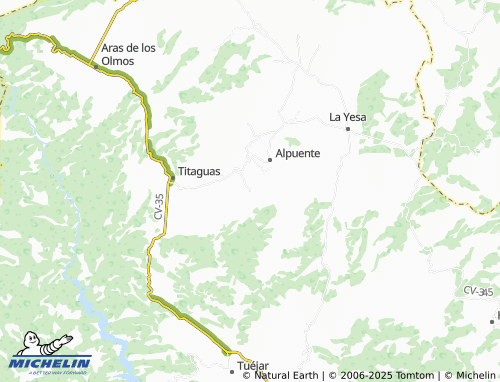 MICHELIN Campo de Abajo map - ViaMichelin