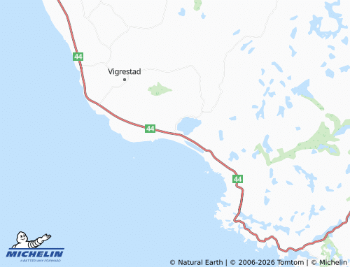 Carte MICHELIN Brusand - ViaMichelin