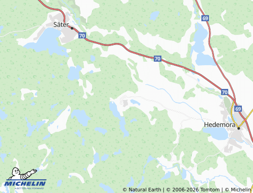 Mappa MICHELIN Vikmanshyttan - ViaMichelin