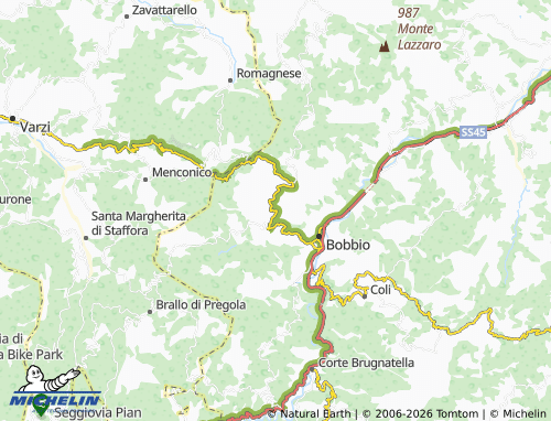 MICHELIN-Landkarte Valle - ViaMichelin