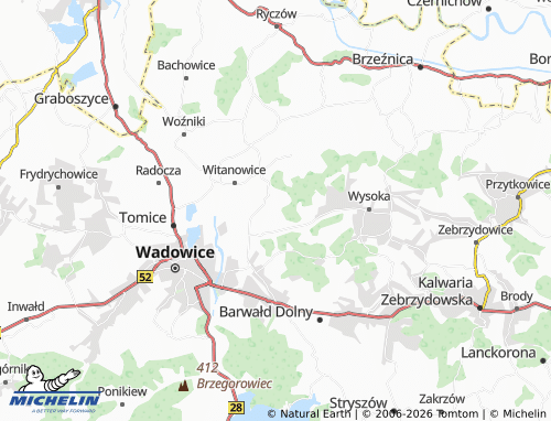 MICHELIN Babica map - ViaMichelin