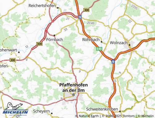 MICHELIN Gundamsried map - ViaMichelin