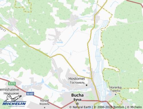 Mappa MICHELIN Ozera - ViaMichelin