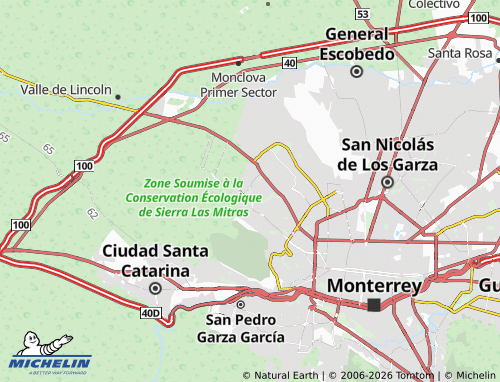 Mappa MICHELIN Colonial Cumbres - ViaMichelin