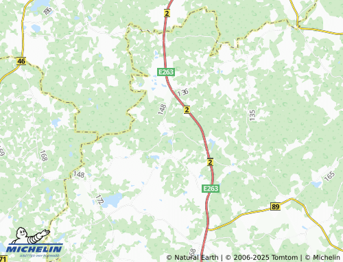 MICHELIN Krüüdneri map - ViaMichelin