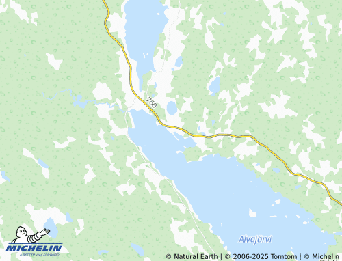 MICHELIN Puuruskylä map - ViaMichelin