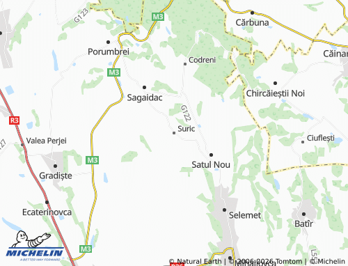 MICHELIN Suric map - ViaMichelin