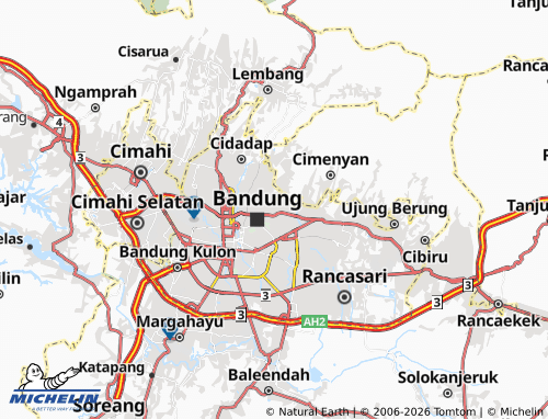 MICHELIN Sukaluyu map - ViaMichelin