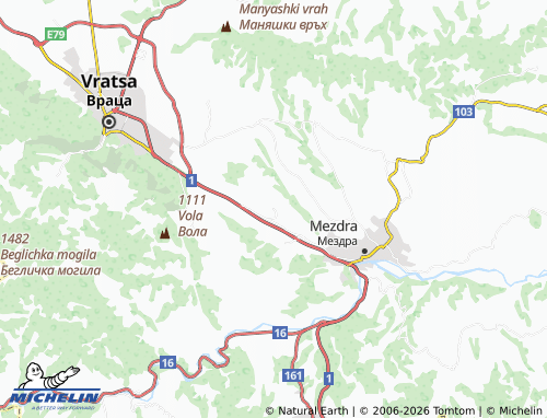 Mapa MICHELIN Ruska Bela - ViaMichelin